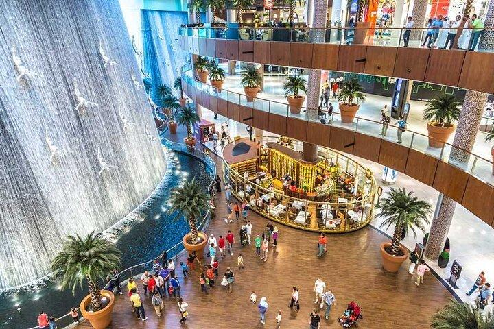Visite privée de Burj Khalifa et shopping au centre commercial de Dubaï avec transfert