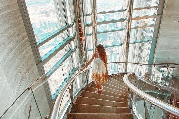 Visite de la ville de Dubaï avec dîner à l'atmosphère emblématique Burj Khalifa