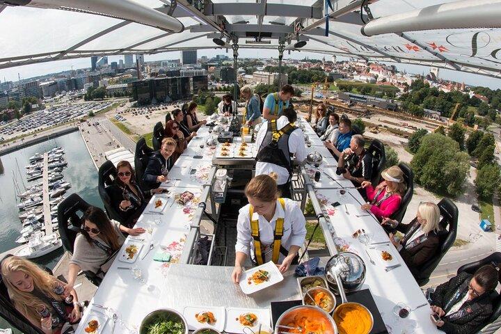 Visite privée de la ville nocturne de Dubaï avec expérience culinaire Sky