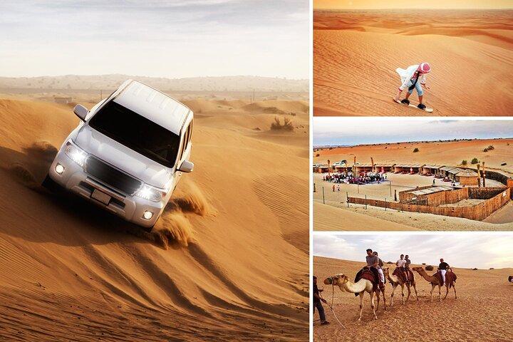 Visite d'une demi-journée de la ville de Dubaï avec safari dans le désert, dîner barbecue et plus encore