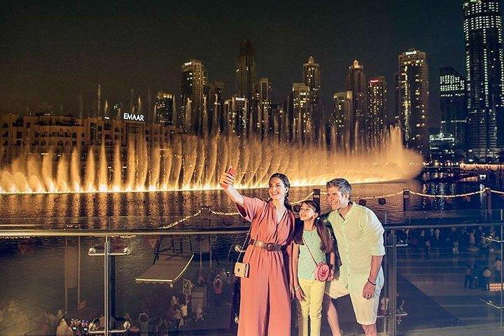 Visite du centre commercial de Dubaï et de la fontaine de Dubaï avec transfert privé
