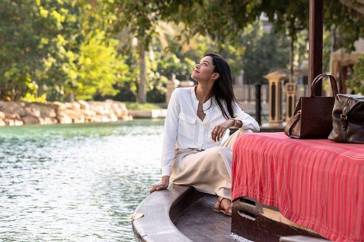 Visite du souk Madinat Jumeirah et du bazar arabe avec promenade en bateau Abra