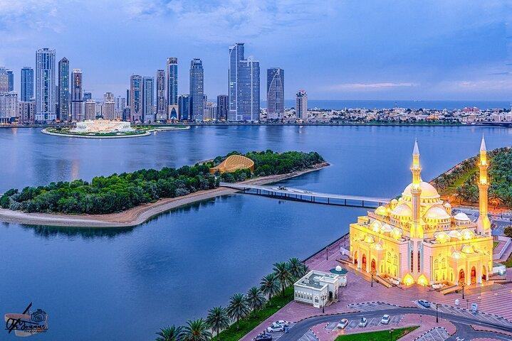 Visite privée d'une journée complète des Six Emirates au départ de Dubaï