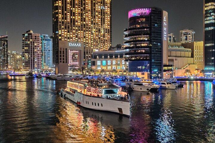 Dîner-croisière en yacht de luxe à Dubaï