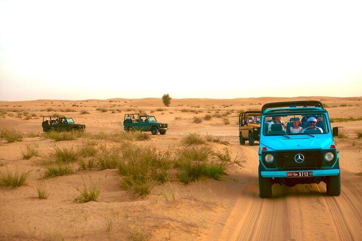 Safari du patrimoine de Dubaï dans l'oasis Vintage Land Rover Al Marmoom
