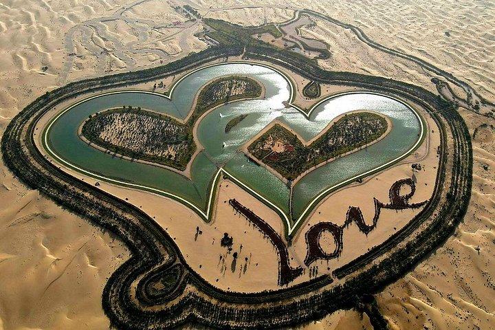 Excursion privée d'une demi-journée à Dubaï au lac Al Quadra, Love Lake