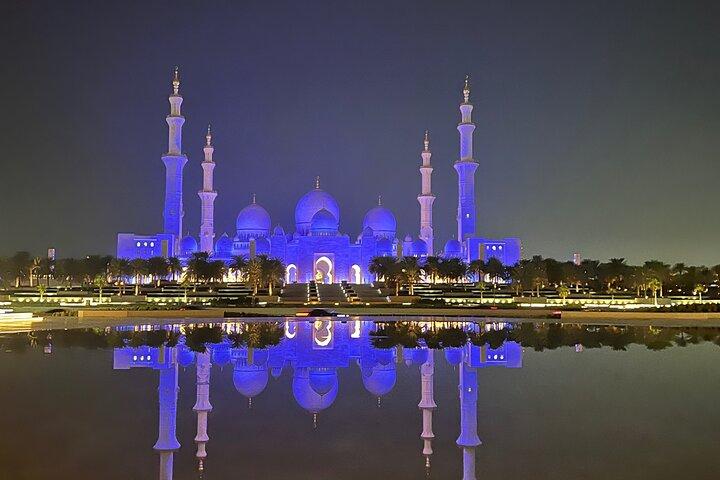 Visite touristique de la ville d'Abu Dhabi avec la grande mosquée Sheikh Zayed