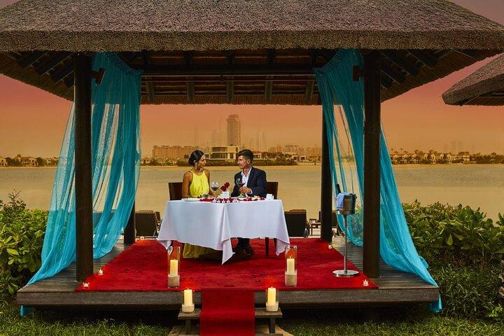 Dîner Cabana romantique au bord de la plage de Dubaï