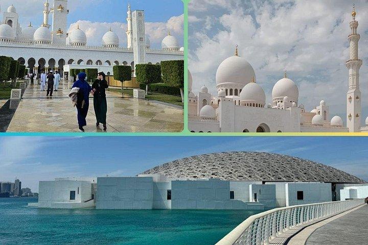 Découvrez Abu Dhabi: Visite privée de la ville avec entrée à la mosquée et au Louvre