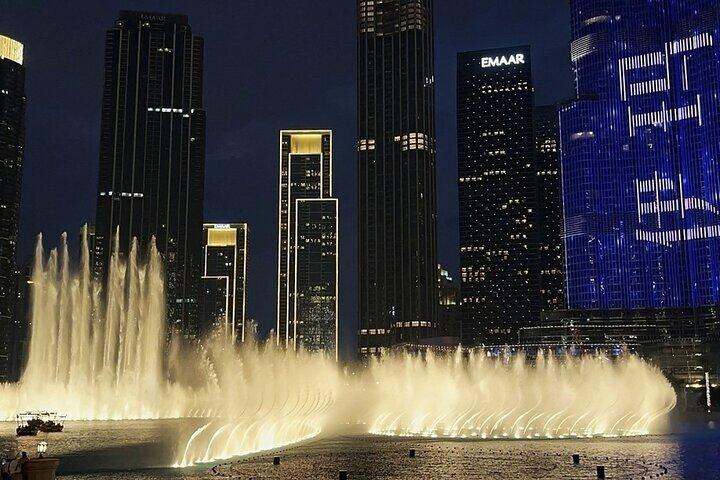 Billet de promenade au lac du spectacle de la fontaine de Dubaï + transport facultatif