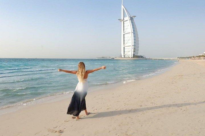 Dubaï City Tour : Entrée au cadre de Dubaï avec souks et mosquée bleue