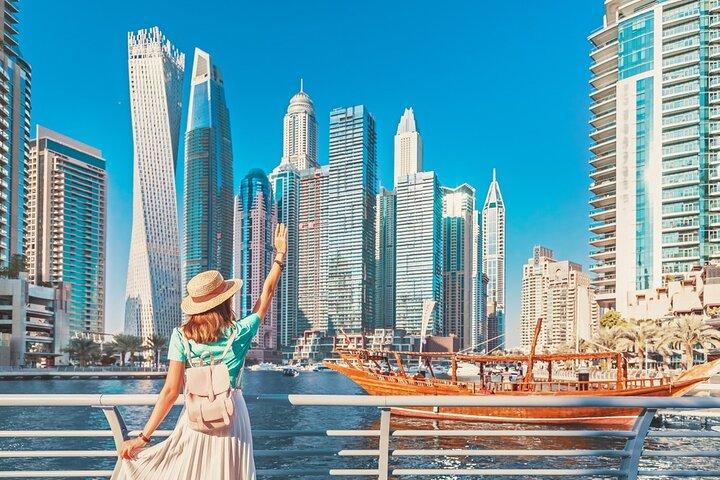 Visite d'une journée complète à Dubaï avec Burj Khalifa au meilleur billet d'entrée