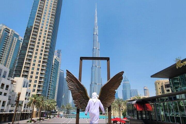 Tour de Dubaï Journée complète avec billet Burj Khalifa Au sommet