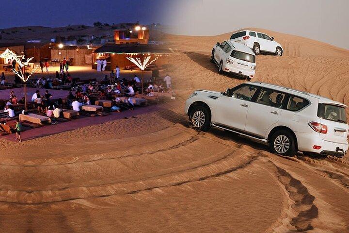 Safari dans le désert de Dubaï avec quad, promenade à dos de chameau, dîner barbecue et plus encore