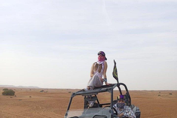 Combo Safari Dinner 30 min buggy 1000cc open desert avec guide