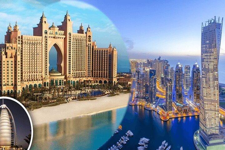 Tour de ville le matin à Dubaï et safari dans le désert le soir avec dîner