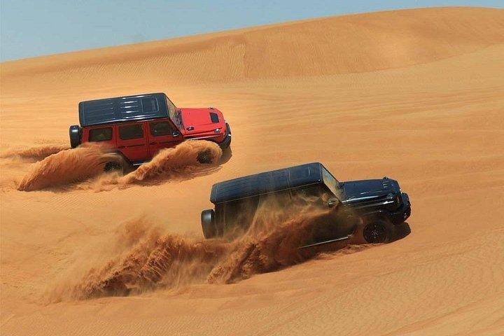 Safari privé VIP dans le désert en véhicule de luxe G-Wagon