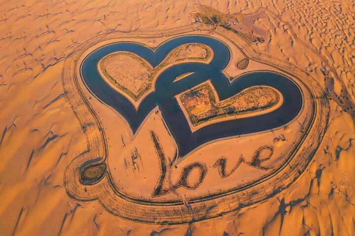 Love Lake & Flamingo Lake Al Qudra Tour & Dîner à Bab Al Shams