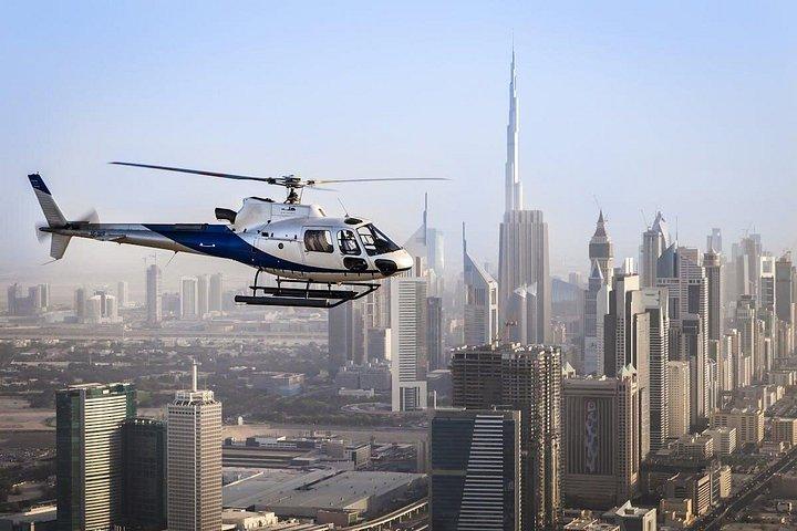 Tour en hélicoptère à Dubaï avec de nombreuses options 12 - 17 - 22 min