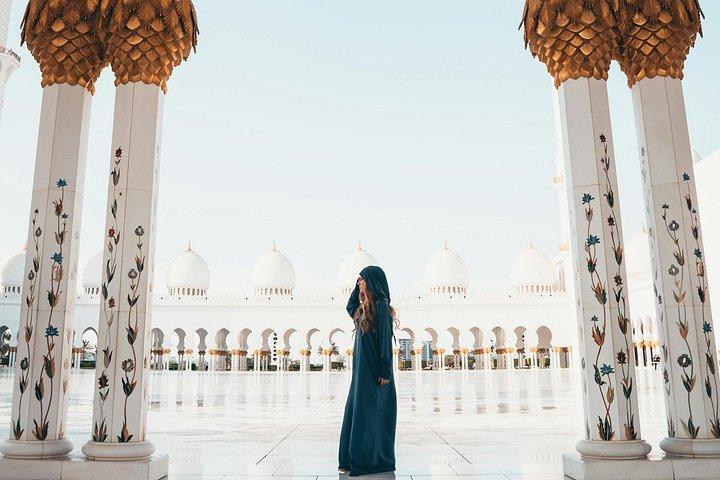 Tour de ville d'Abou Dabi : Grande Mosquée, Tours Etihad, Palais & Louvre