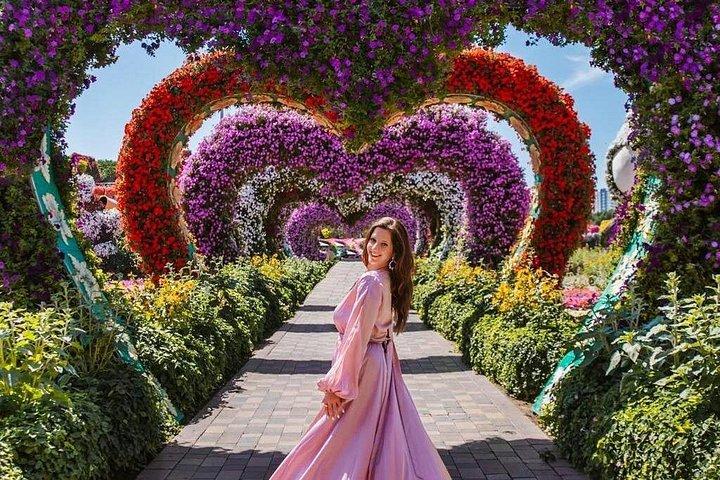 Excursion d'une demi-journée à Dubaï avec jardin miracle