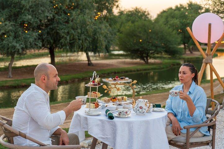 Dubaï Desert Afternoon High Tea à Al Marmoom Oasis