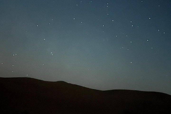 Visite privée du désert d'observation des étoiles à Abu Dhabi avec feu de camp