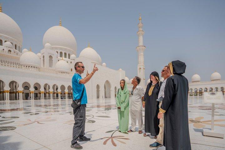 Dubai To Abu Dhabi : Grande Mosquée, Palais Royal & Etihad Tower