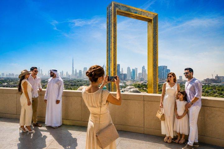 Visite d'une demi-journée de la ville avec billets Dubai Frame