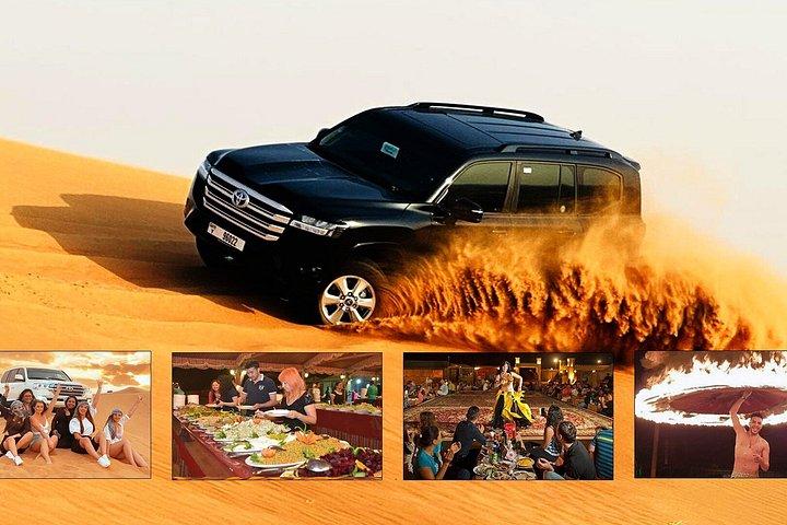 Excursion Safari dans le désert avec dîner barbecue et VTT à Dubaï
