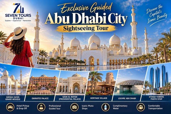 Visite guidée exclusive de la ville d'Abu Dhabi (journée complète)