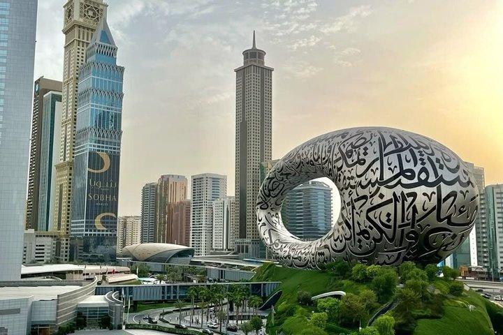 Visite en demi-journée de la ville de Dubaï avec shopping au souk