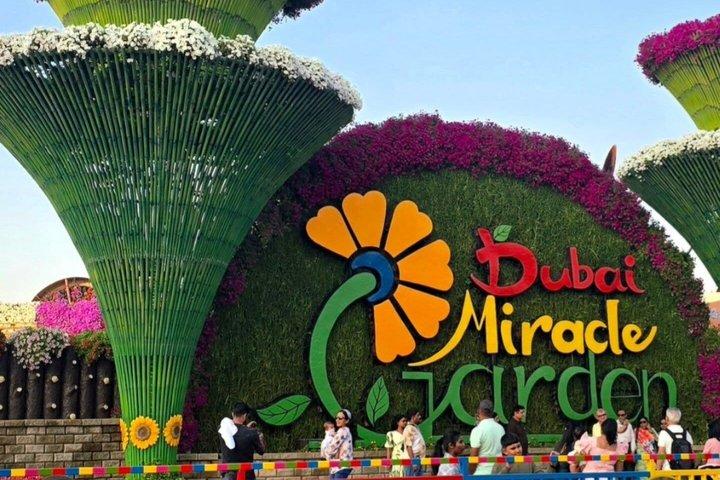 Billet d'entrée au Dubai Miracle Garden avec option de transfert